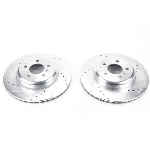 Power Stop 16-18 BMW 320i xDrive Rear Evolution Drilled & Slotted Rotors - Pair thumbnail 1