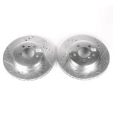 Power Stop 04-10 BMW X3 Front Evolution Drilled & Slotted Rotors - Pair thumbnail 2