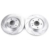 Power Stop 07-13 Nissan Altima Front Evolution Drilled & Slotted Rotors - Pair thumbnail 1
