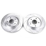Power Stop 07-13 Nissan Altima Front Evolution Drilled & Slotted Rotors - Pair thumbnail 2