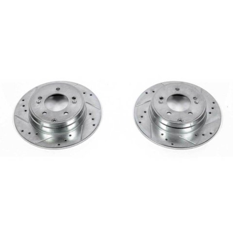 Power Stop 09-17 Hyundai Azera Rear Evolution Drilled & Slotted Rotors - Pair thumbnail 1