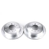Power Stop 13-21 Toyota Land Cruiser Rear Evolution Drilled & Slotted Rotors - Pair thumbnail 1