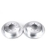 Power Stop 13-21 Toyota Land Cruiser Rear Evolution Drilled & Slotted Rotors - Pair thumbnail 2