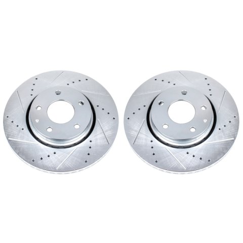 Power Stop 16-19 Mazda CX-5 Front Evolution Drilled & Slotted Rotors - Pair thumbnail 1