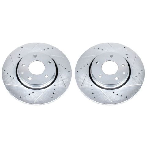 Power Stop 16-19 Mazda CX-5 Front Evolution Drilled & Slotted Rotors - Pair thumbnail 2