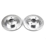 Power Stop 95-98 Nissan 200SX Front Evolution Drilled & Slotted Rotors - Pair thumbnail 2