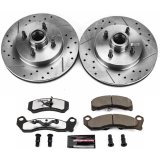 Power Stop 87-93 Ford Mustang Front Z26 Street Warrior Brake Kit thumbnail 1