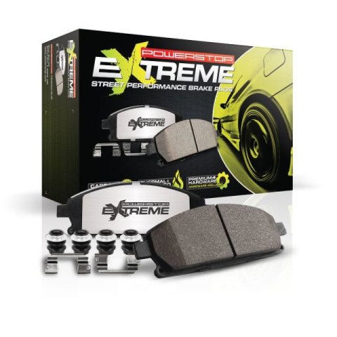 Power Stop 08-13 Mercedes-Benz C63 AMG Rear Z26 Extreme Street Brake Pads w/Hardware thumbnail 1