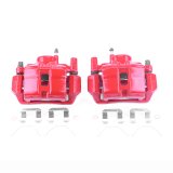 Power Stop 98-02 Mazda 626 Front Red Calipers w/Brackets - Pair thumbnail 1