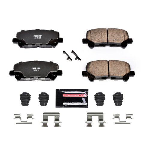 Power Stop 12-15 Honda Pilot Rear Z23 Evolution Sport Brake Pads w/Hardware thumbnail 1
