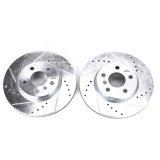 Power Stop 2014 Mini Cooper Front Evolution Drilled & Slotted Rotors - Pair thumbnail 1