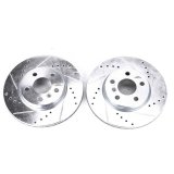 Power Stop 2014 Mini Cooper Front Evolution Drilled & Slotted Rotors - Pair thumbnail 2