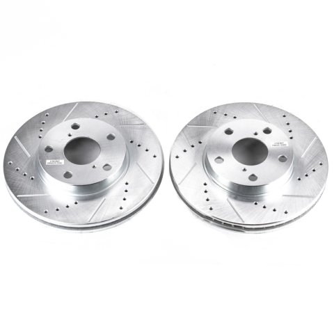 Power Stop 01-05 Toyota RAV4 Front Evolution Drilled & Slotted Rotors - Pair thumbnail 1
