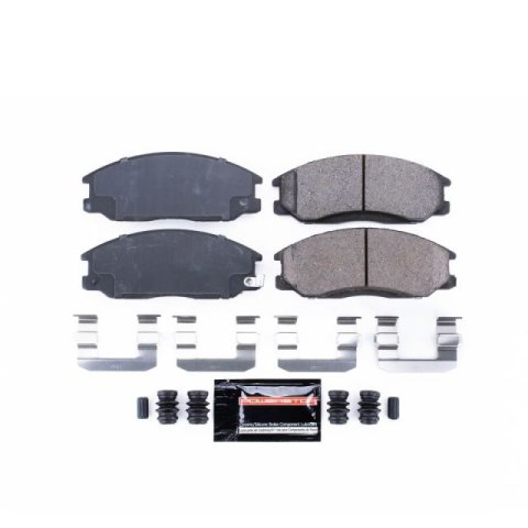 Power Stop 01-06 Hyundai Santa Fe Front Z23 Evolution Sport Brake Pads w/Hardware thumbnail 1