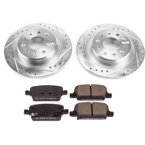 Power Stop 16-18 Chevrolet Malibu Rear Z23 Evolution Sport Brake Kit thumbnail 3