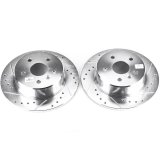 Power Stop 00-04 Toyota Avalon Rear Evolution Drilled & Slotted Rotors - Pair thumbnail 7
