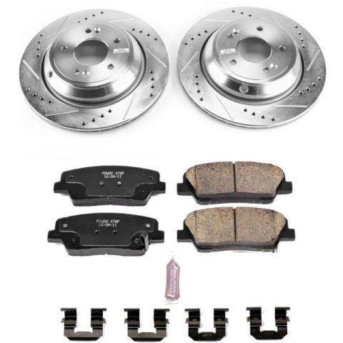 Power Stop 11-16 Hyundai Equus Rear Z23 Evolution Sport Brake Kit thumbnail 2