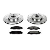 Power Stop 08-14 Cadillac CTS Front Z23 Evolution Sport Brake Kit thumbnail 1