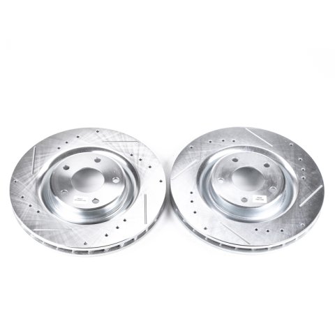 Power Stop 06-09 Cadillac XLR Front Evolution Drilled & Slotted Rotors - Pair thumbnail 1