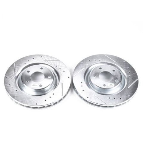 Power Stop 06-09 Cadillac XLR Front Evolution Drilled & Slotted Rotors - Pair thumbnail 2