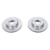 Power Stop 10-24 Toyota 4Runner Front Evolution Drilled & Slotted Rotors - Pair thumbnail 2