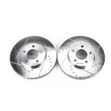 Power Stop 02-06 Buick Rendezvous Front Evolution Drilled & Slotted Rotors - Pair thumbnail 1