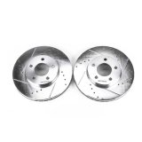 Power Stop 02-06 Buick Rendezvous Front Evolution Drilled & Slotted Rotors - Pair thumbnail 2