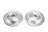 Power Stop 17-18 Honda Civic Rear Evolution Drilled & Slotted Rotors - Pair thumbnail 2