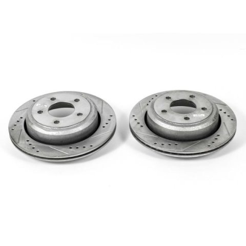Power Stop 10-11 Ford Ranger Rear Evolution Drilled & Slotted Rotors - Pair thumbnail 2
