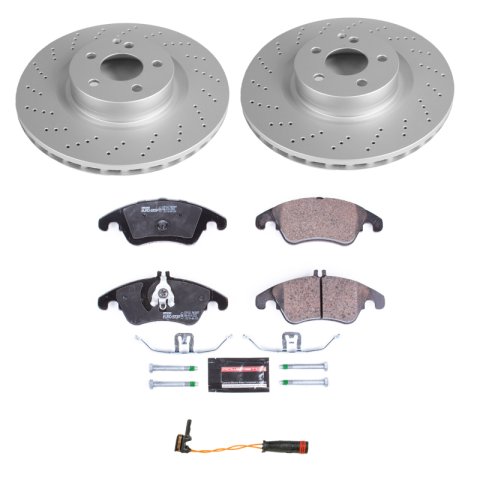 Power Stop 12-15 Mercedes-Benz C250 Front Euro-Stop Brake Kit thumbnail 1
