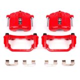 Power Stop 00-03 Cadillac DeVille Rear Red Calipers w/Brackets - Pair thumbnail 2
