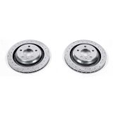 Power Stop 05-08 Pontiac Grand Prix Rear Evolution Drilled & Slotted Rotors - Pair thumbnail 1