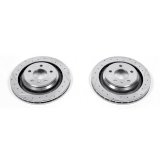 Power Stop 05-08 Pontiac Grand Prix Rear Evolution Drilled & Slotted Rotors - Pair thumbnail 2