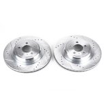 Power Stop 06-18 Dodge Charger Rear Evolution Drilled & Slotted Rotors - Pair thumbnail 1