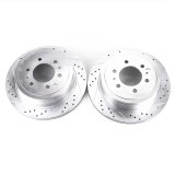Power Stop 04-11 Ford F-150 Rear Evolution Drilled & Slotted Rotors - Pair thumbnail 1