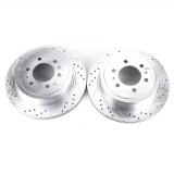 Power Stop 04-11 Ford F-150 Rear Evolution Drilled & Slotted Rotors - Pair thumbnail 2