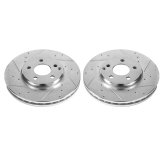 Power Stop 04-05 Mercedes-Benz E320 Front Evolution Drilled & Slotted Rotors - Pair thumbnail 1