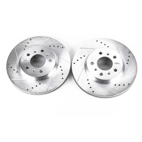 Power Stop 06-11 Buick Lucerne Front Evolution Drilled & Slotted Rotors - Pair thumbnail 1