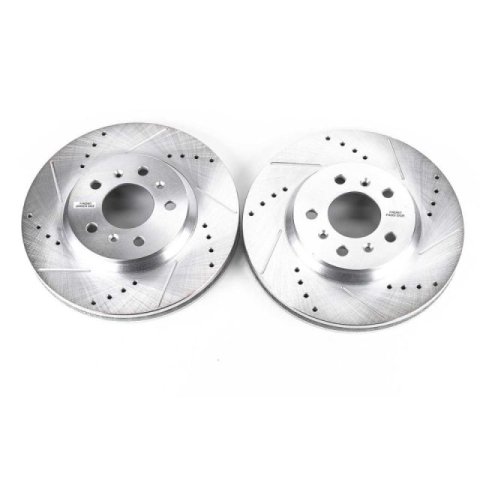 Power Stop 06-11 Buick Lucerne Front Evolution Drilled & Slotted Rotors - Pair thumbnail 2