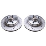 Power Stop 86-89 Buick Electra Front Evolution Drilled & Slotted Rotors - Pair thumbnail 1