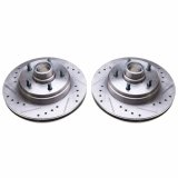 Power Stop 86-89 Buick Electra Front Evolution Drilled & Slotted Rotors - Pair thumbnail 2