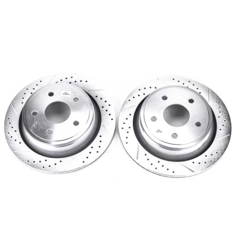 Power Stop 07-09 Chrysler Aspen Rear Evolution Drilled & Slotted Rotors - Pair thumbnail 1