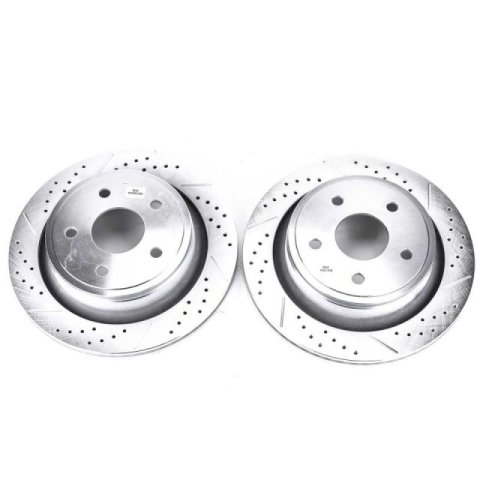 Power Stop 07-09 Chrysler Aspen Rear Evolution Drilled & Slotted Rotors - Pair thumbnail 2