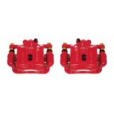 Power Stop 10-16 Hyundai Genesis Coupe Rear Red Calipers w/Brackets - Pair thumbnail 2