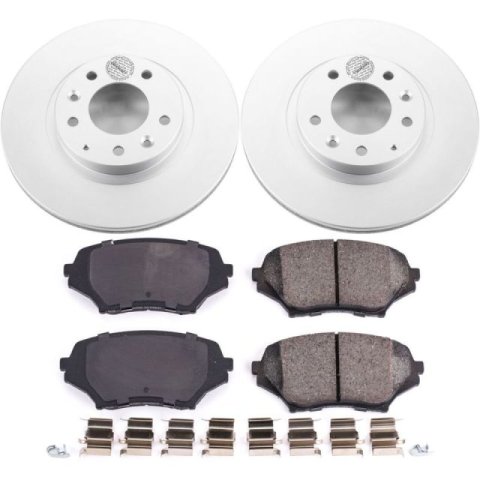 Power Stop 06-15 Mazda MX-5 Miata Front Z17 Evolution Geomet Coated Brake Kit thumbnail 1