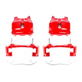 Power Stop 99-02 Jeep Grand Cherokee Front Red Calipers w/Brackets - Pair thumbnail 1