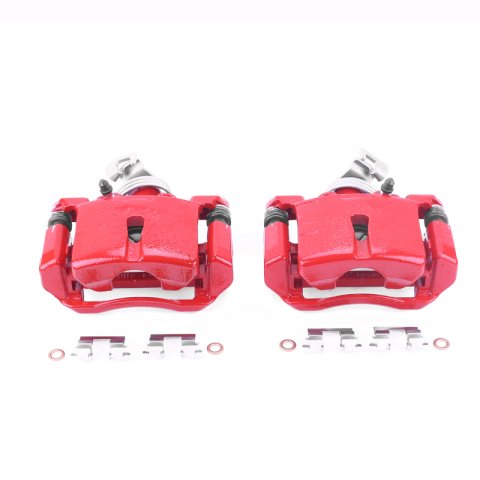 Power Stop 05-07 Buick Terraza Rear Red Calipers w/Brackets - Pair thumbnail 1