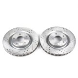 Power Stop 05-07 Cadillac XLR Front Evolution Drilled & Slotted Rotors - Pair thumbnail 1