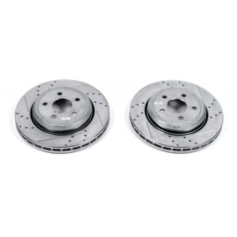Power Stop 18-19 Dodge Durango Rear Evolution Drilled & Slotted Rotors - Pair thumbnail 1