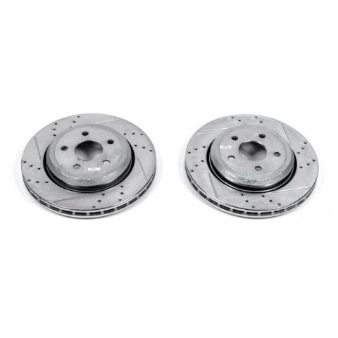 Power Stop 18-19 Dodge Durango Rear Evolution Drilled & Slotted Rotors - Pair thumbnail 2